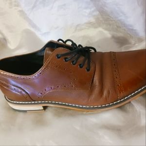 bar III Parker Men's Dress Shoes , Size 11 m , Vintage style brown leather